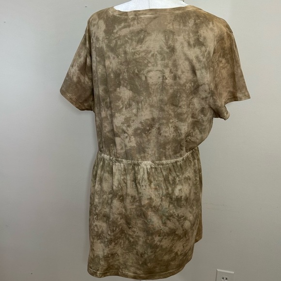 Style & Co Sports sz 1X top shades of tans looks like 2 piece set Tunic length - Picture 9 of 14